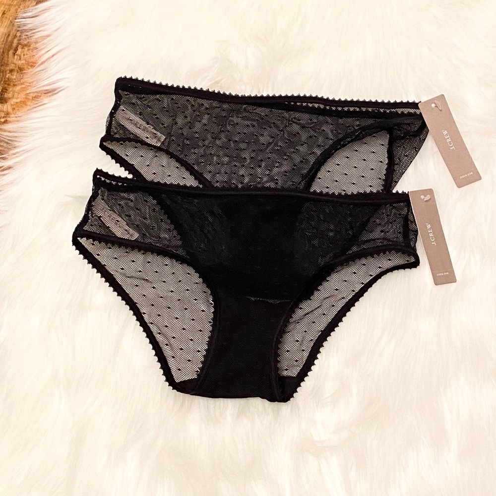 NWT J. Crew Women’s Black Underwear (2) Size XS
